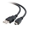 C2G ® 3.28 USB 2.0 A to Mini-B Data Transfer Cable; Black (27329)
