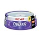 Maxell 4.7GB DVD+R; Spindle, 15/Pack
