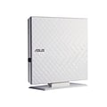 Asus® External Portable DVD Reader; White