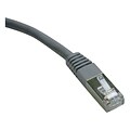 Tripp Lite 100 RJ-45 Male to Male Cat5e STP Molded Shielded Patch Cable, Gray