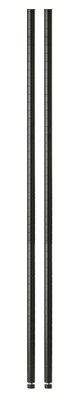 Honey Can Do® 36 Steel Shelf Pole With Leg Levelers, Black