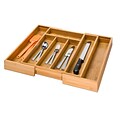 Honey Can Do Bamboo Expandable Cutlery Tray, 17(L)
