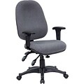 Flash Furniture Mid-Back Multi-Functional Fabric Swivel Computer Chairs (BT662GY)