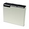 Smead Pressboard Guides, Flat Metal 1/3-Cut Tab with Insert (Blank), Letter Size, Gray/Green, 50 per