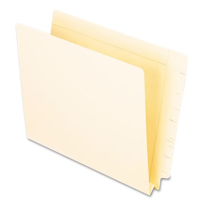 Pendaflex End Tab File Folder, Straight Cut, Letter Size, Manila, 50/Box (16625)