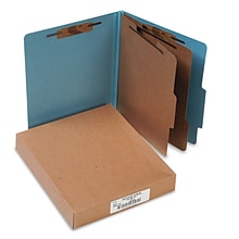 ACCO Recycled Classification Folder, 2 Partition, 10/Box (ACC15026)