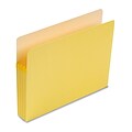 Smead® Straight Cut File Pocket, 3-1/2 Expansion, Letter, Yellow (73233)