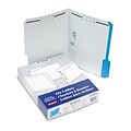 Esselte® Letter Recycled Classification Folder w/2 Expansion; Blue, 50/Pack