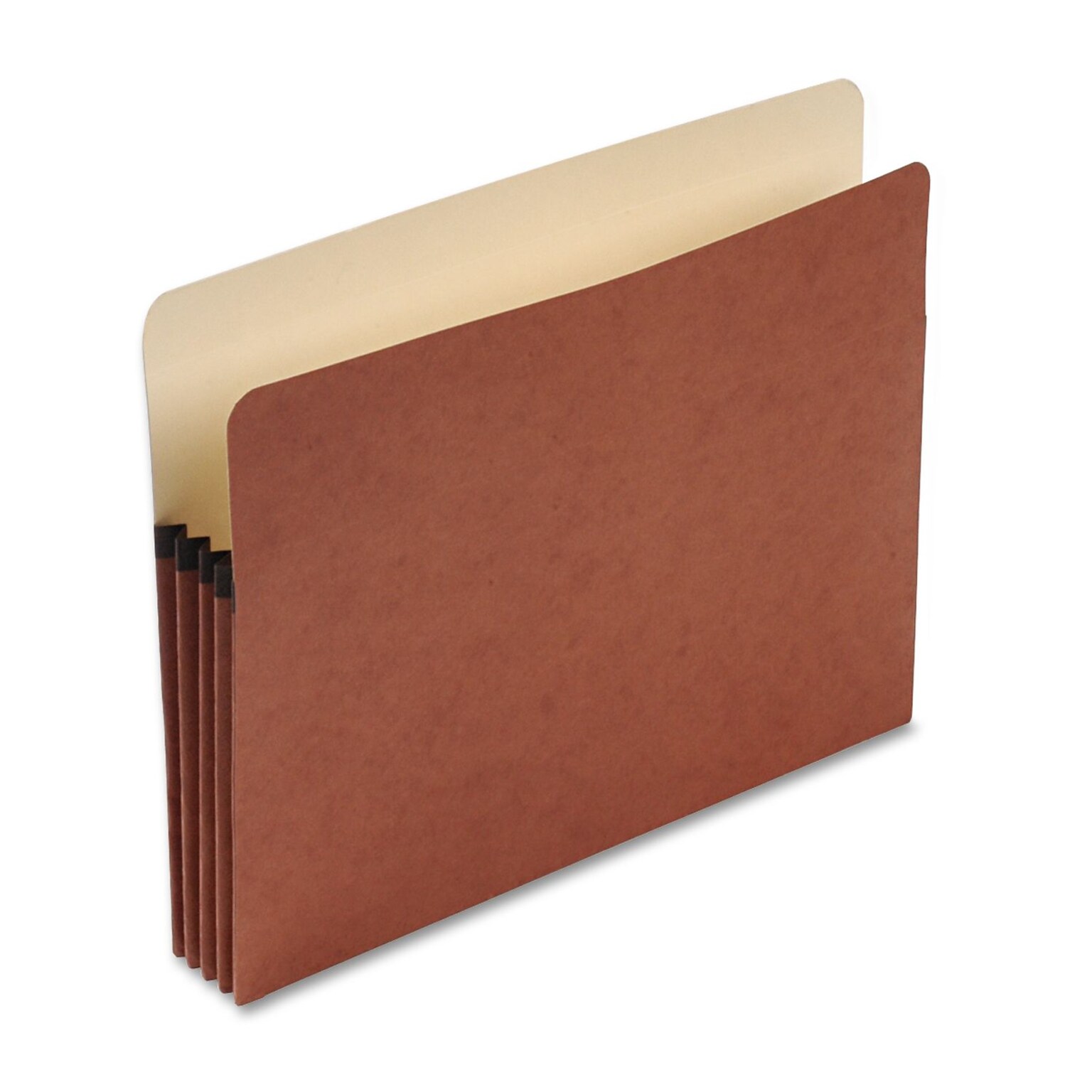 Pendaflex 30% Recycled Heavy Duty Reinforced File Pocket, 3 1/2 Expansion, Letter Size, Brown (S24E)