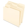 Pendaflex Earthwise File Folder, 3 Tab, Letter Size, Manila, 100/Box (PFX 74520)