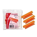 Pendaflex Hanging File Folder Tabs, 1/3 Tab, 3 1/2 Inch, Orange Tab/White Insert, 25/Pack (43 1/2 ORA)