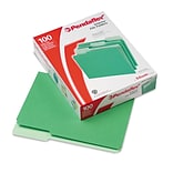Pendaflex File Folder, 3 Tab, Letter Size, Bright Green, 100/Box (PFX 4210 1/3 BGR)