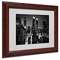 Ariane Moshayedi Follow the Lights Matted Framed Art - 11x14 Inches - Wood Frame