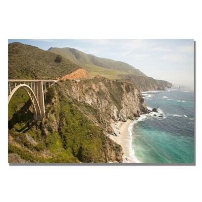 Trademark Fine Art Ariane Moshayedi Big Sur Coast II Canvas Art 22x32 Inches