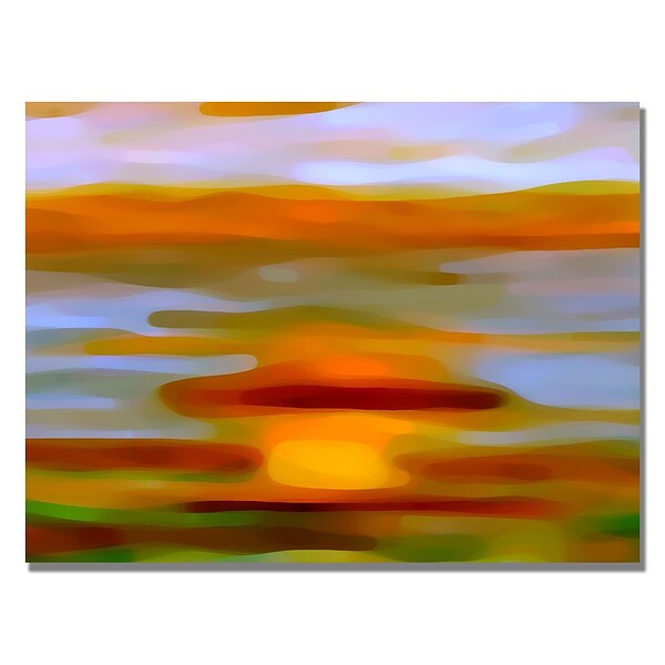 Trademark Fine Art Amy Vangsgard Colorful Reflections Horizontal Canvas Art 22x32 Inches
