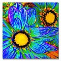 Trademark Fine Art Amy Vangsgard Pop Daisies IV Canvas 35x35 Inches