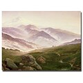 Trademark Fine Art Caspar Friedrich The Mountains of the Giants, 1839 Canvas