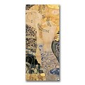 Trademark Fine Art Gustav Klimt Water Serpents Canvas Art 10x24 Inches