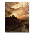 Trademark Fine Art Thomas Moran Sunset, Pueblo del Walpe, Arizona Canvas Art