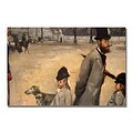 Trademark Fine Art Edgar Degas Place de la Concorde Canvas Art 16x24 Inches