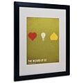 Trademark Fine Art Christian Jackson Wizard of Oz Matted Art Black Frame 16x20 Inches