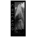 Trademark Fine Art Chicago by Preston-Ready to Hang Art 10x24 Inches