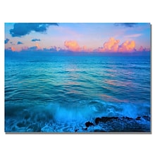 Trademark Fine Art 24 x 36 Wooden Frame St. Barts