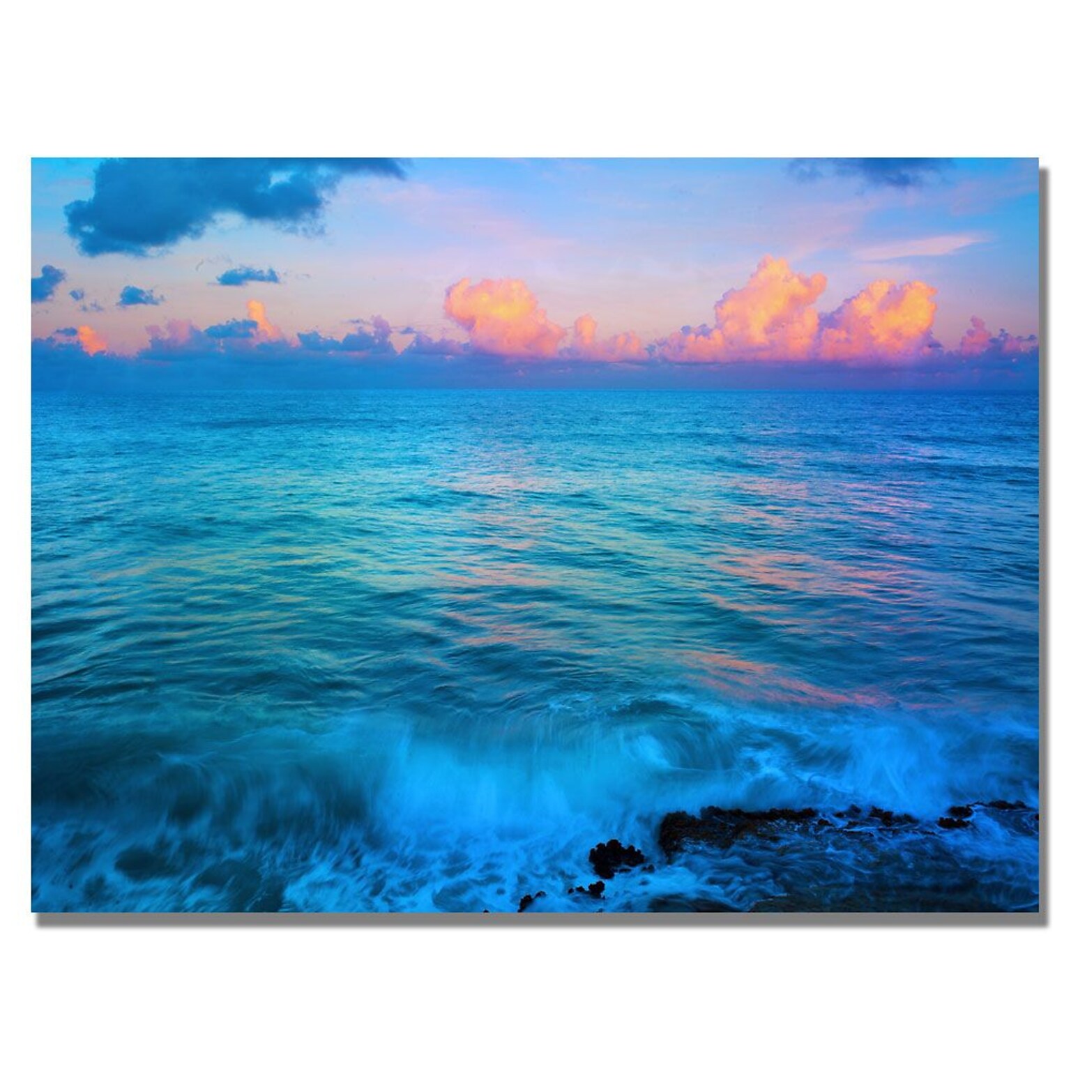 Trademark Fine Art 24 x 36 Wooden Frame St. Barts