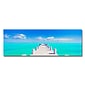 Trademark Fine Art Preston 'Turks Pier' Canvas Art 8x24 Inches