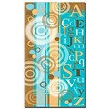 Trademark Fine Art Grace Riley Circles and Letters Canvas Art 10x19 Inches