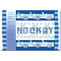Trademark Fine Art Hockey by Grace Riley-Ready to Hang Art 18x24 Inches