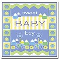 Trademark Fine Art Sweet Baby Boy by Grace Riley-Canvas Art 24x24 Inches