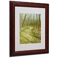 Kathie McCurdy Does This Path Have a Heart Matted Framed - 16x20 Inches - Wood Frame