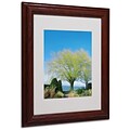 Kathie McCurdy Wind In the Willow Matted Framed Art - 16x20 Inches - Wood Frame