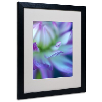 Kathy Yates The Color Purple Matted Framed Art - 11x14 Inches - Wood Frame