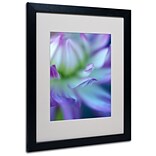 Kathy Yates The Color Purple Matted Framed Art - 11x14 Inches - Wood Frame