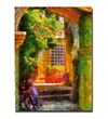 Trademark Fine Art Lois Bryan 'Courtyard in Croatia' Canvas Art 18x24 Inches