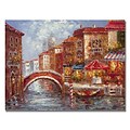 Trademark Fine Art Rio Veneian Waterways Canvas Art 35x47 Inches