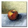 Trademark Fine Art Michelle Calkins Apple Still Life with Grey and Olive Can