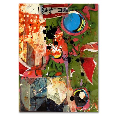 Trademark Fine Art Miguel Paredes Urban Collage I Canvas Art 35x47 Inches