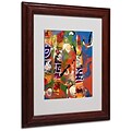 Miguel Paredes Japanese I Matted Framed Art - 11x14 Inches - Wood Frame