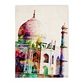 Michael Tompsett Taj Mahal Framed Matted Art - 11x14 Inches - Wood Frame
