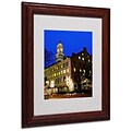 CATeyes Boston 3 Matted Framed Art - 11x14 Inches - Wood Frame