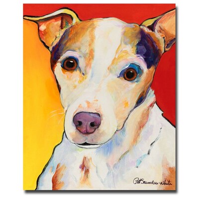 Trademark Fine Art Pat Saunders-White Polly Canvas Art