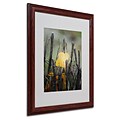 Philippe Sainte-Laudy Prisoner Fall Matted Framed Art - 16x20 Inches - Wood Frame