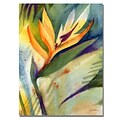 Trademark Fine Art Shelia Golden Bird of Paradise Canvas Art 18x24 Inches