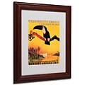 Peter Fussey LAmazone Framed Matted Art - 11x14 Inches - Wood Frame