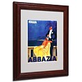 Italia Abbazia Framed Matted Art - 11x14 Inches - Wood Frame