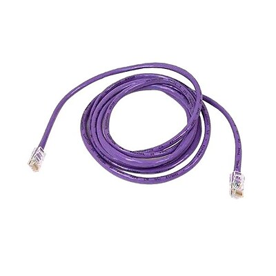 Belkin A3L791-07-PUR-S 7 CAT-5e Snagless Patch Cable, Purple