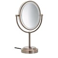 Conair Double-Sided Lighted Mirror; 7 x 9 1/2, Oiled Bronze (BE47BR)